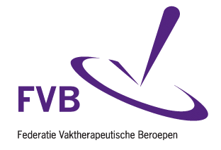 Logo: FVB (federatie vaktherapeutische beroepen)