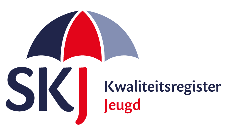 Logo: SKJ Kwaliteitsregister Jeugd